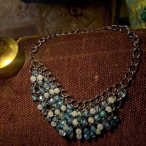 Vntg Link Beaded Necklace